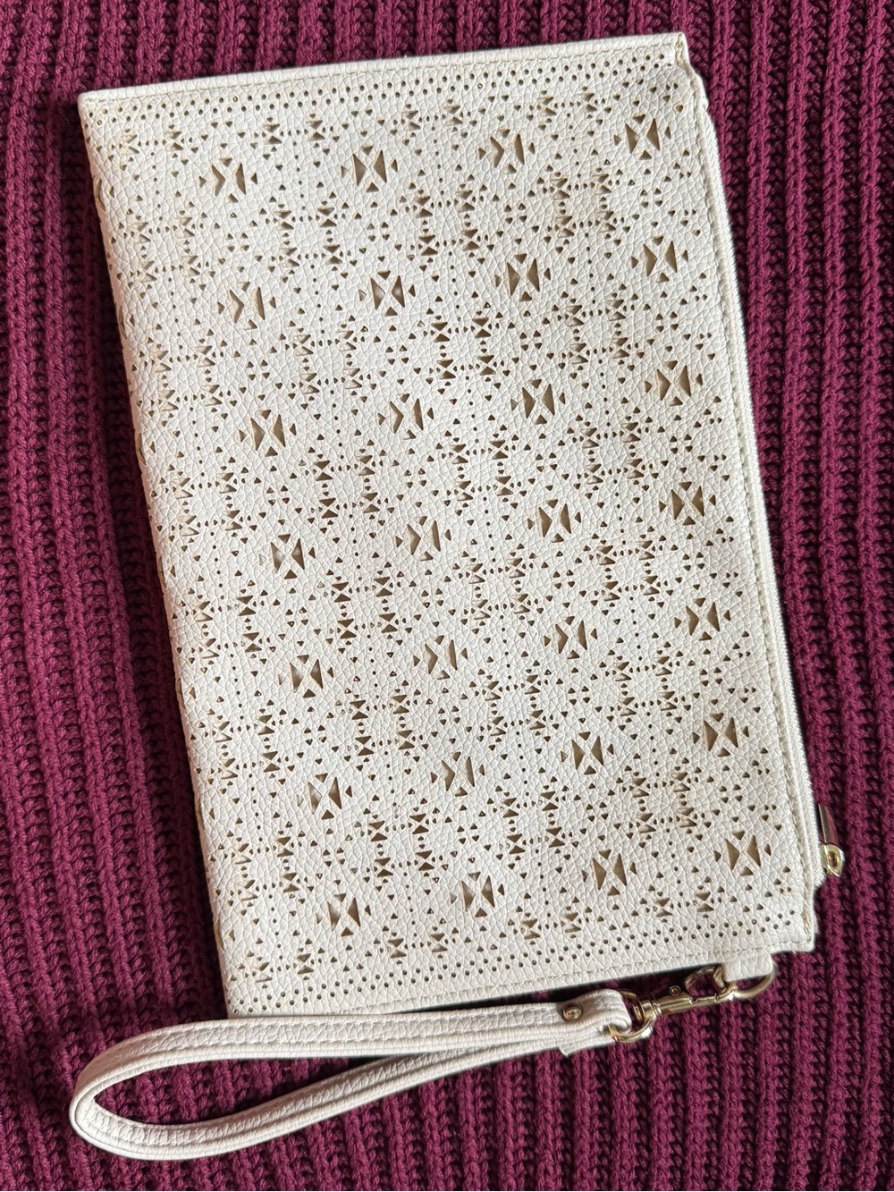 Laser-Cut Wristlet